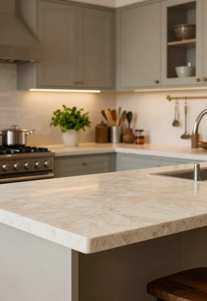 15 Stunning Kitchen Countertop Ideas That Will Transform Your Space (You Won't Believe #6!) - 9. Elegant Soapstone Countertops 1