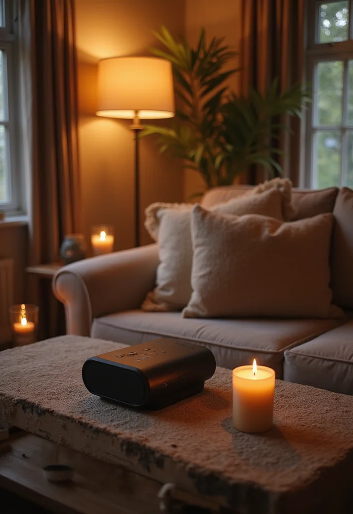 16 Cozy Living Room Tricks to Create a Warm Ambiance (You’ll Be Surprised by #5!) - 16. The Power of Sound 1