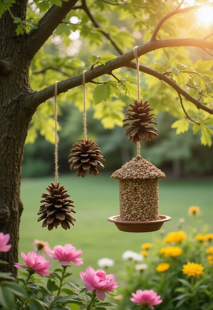 16 Eco-Friendly DIY Home Improvement Projects to Make Your Home Greener! - 11. Homemade Bird Feeders 1