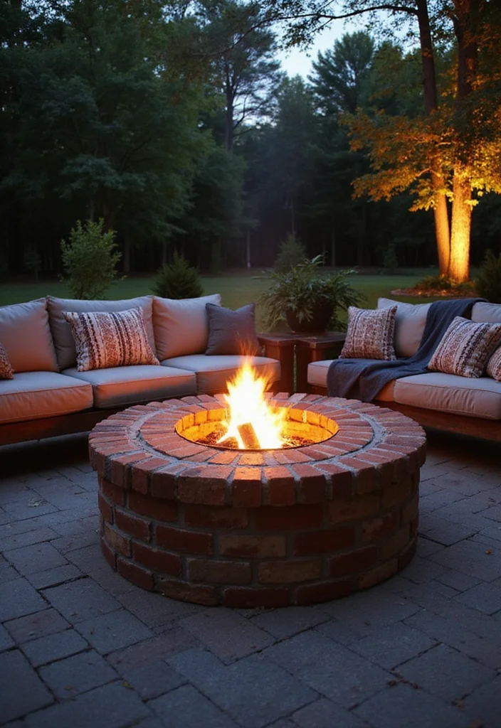16 Eco-Friendly DIY Home Improvement Projects to Make Your Home Greener! - 16. DIY Fire Pit from Reclaimed Brick 1