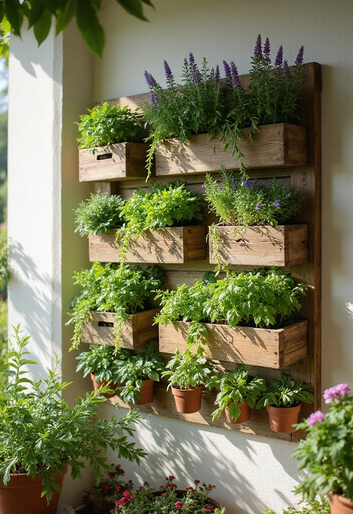16 Eco-Friendly DIY Home Improvement Projects to Make Your Home Greener! - 2. DIY Vertical Garden 1