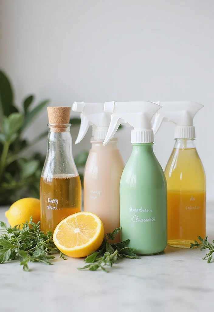 16 Eco-Friendly DIY Home Improvement Projects to Make Your Home Greener! - 9. Homemade Organic Cleaning Products 1