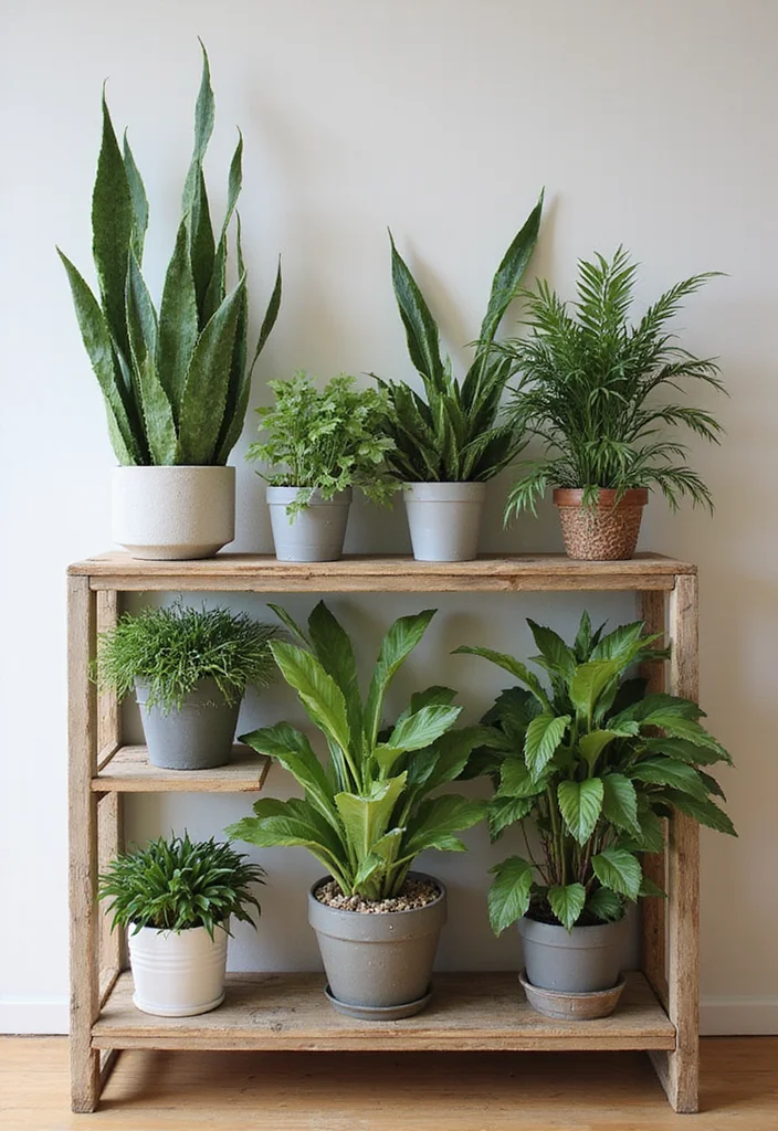 17 Houseplant Decor Tips That Will Make Your Space Irresistible! - 11. Group Plants by Size and Shape 1