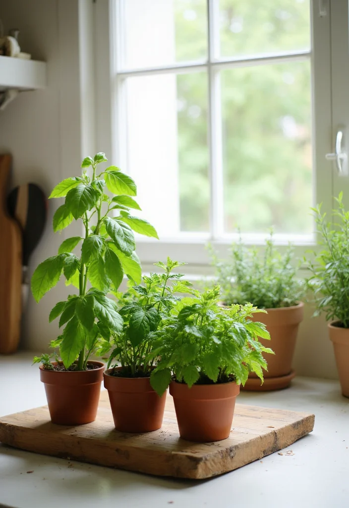 17 Houseplant Decor Tips That Will Make Your Space Irresistible! - 13. Create an Indoor Herb Garden 1