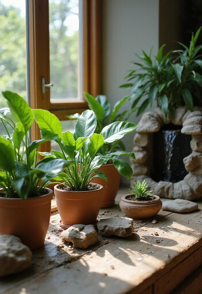 17 Houseplant Decor Tips That Will Make Your Space Irresistible! - 16. Incorporate Natural Elements 1