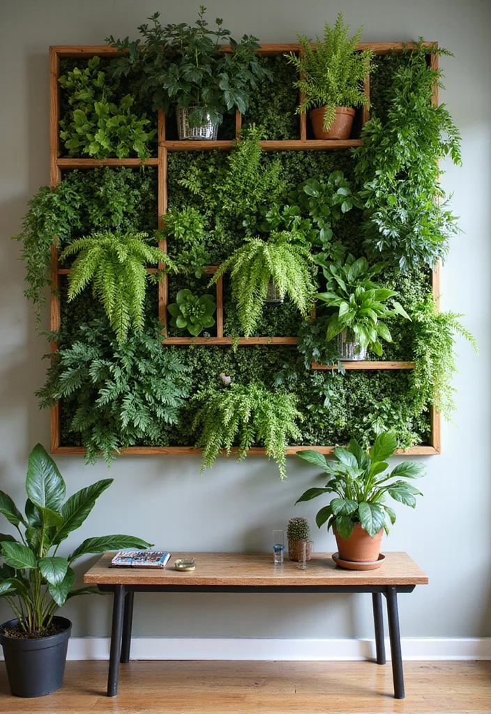 17 Houseplant Decor Tips That Will Make Your Space Irresistible! - 2. Create a Plant Wall 1