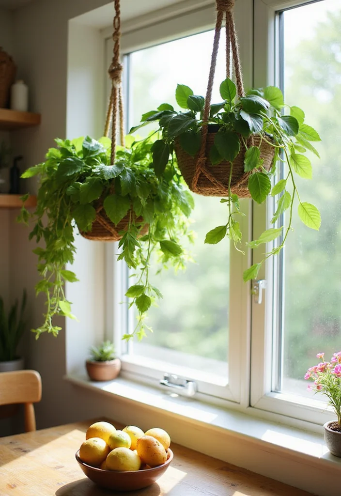 17 Houseplant Decor Tips That Will Make Your Space Irresistible! - 3. Use Hanging Planters 1