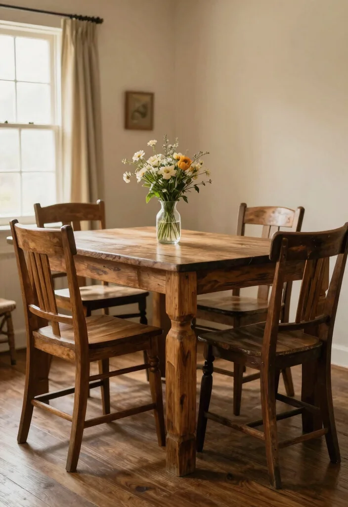 18 Stunning Rustic Farmhouse Furniture Pieces That Will Define Your Style! - 10. Wooden Dining Chairs 1