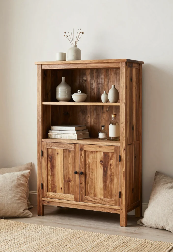 18 Stunning Rustic Farmhouse Furniture Pieces That Will Define Your Style! - 17. Rustic Storage Cabinet 1