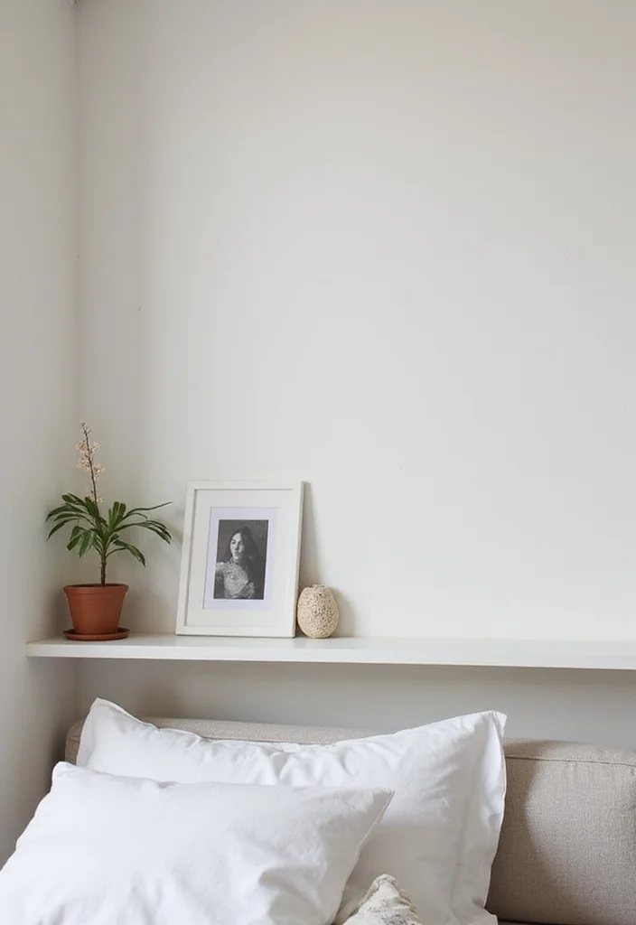 20 Tranquil Minimalist Bedroom Decor Tips That Will Elevate Your Atmosphere! - 15. Create a Personalized Space 1