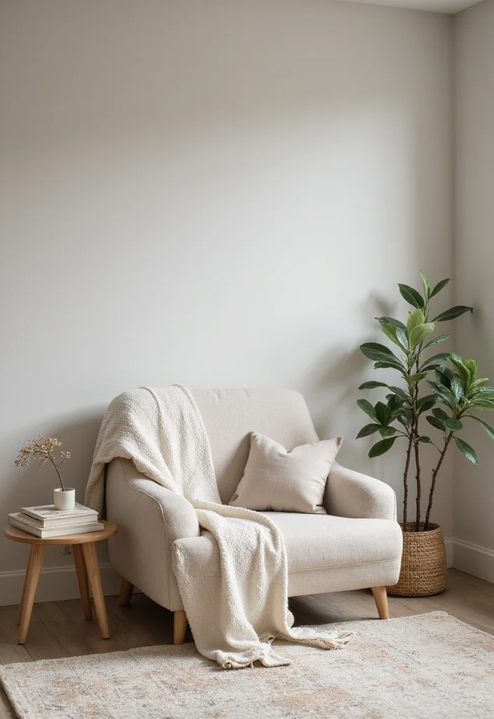 20 Tranquil Minimalist Bedroom Decor Tips That Will Elevate Your Atmosphere! - 9. Create a Zen Corner 1