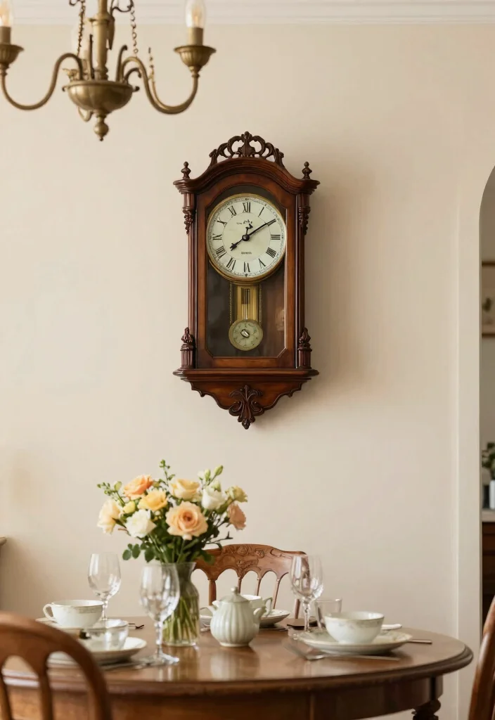 22 Vintage Wall Art Ideas to Completely Transform Your Home (You’ll Love #10!) - 9. Vintage Wall Clocks 1