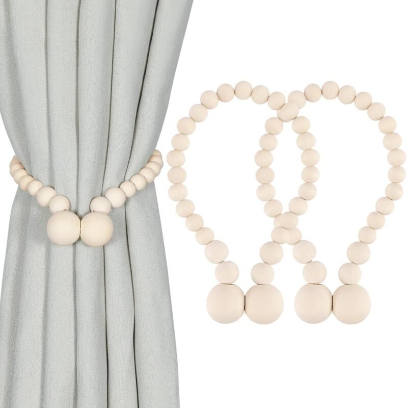 Rustic Elegance: Our Review of KLOGTSIND Magnetic Curtain Tiebacks