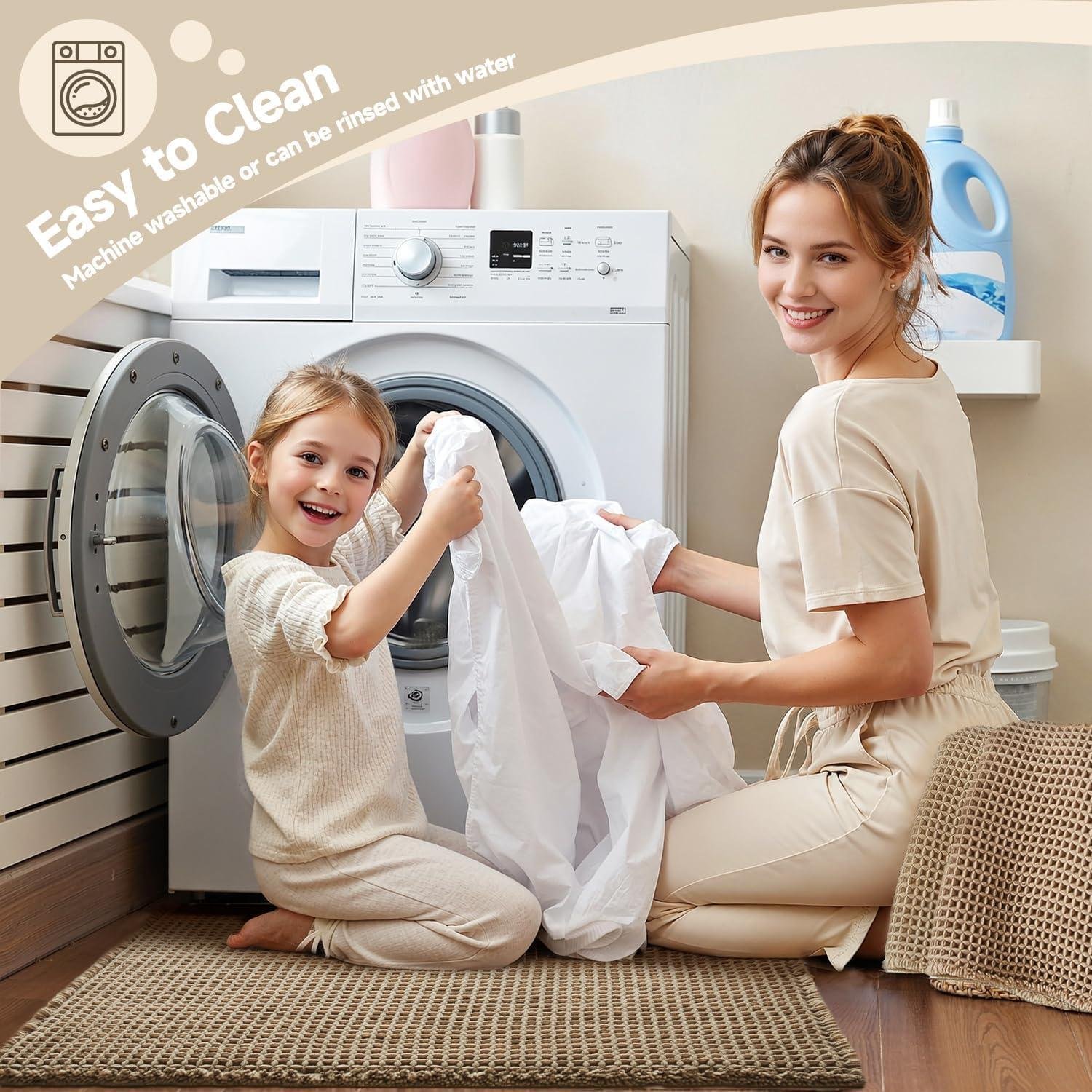 We Tested the Khaki Boho Waffle Bath Mat: Here's Why