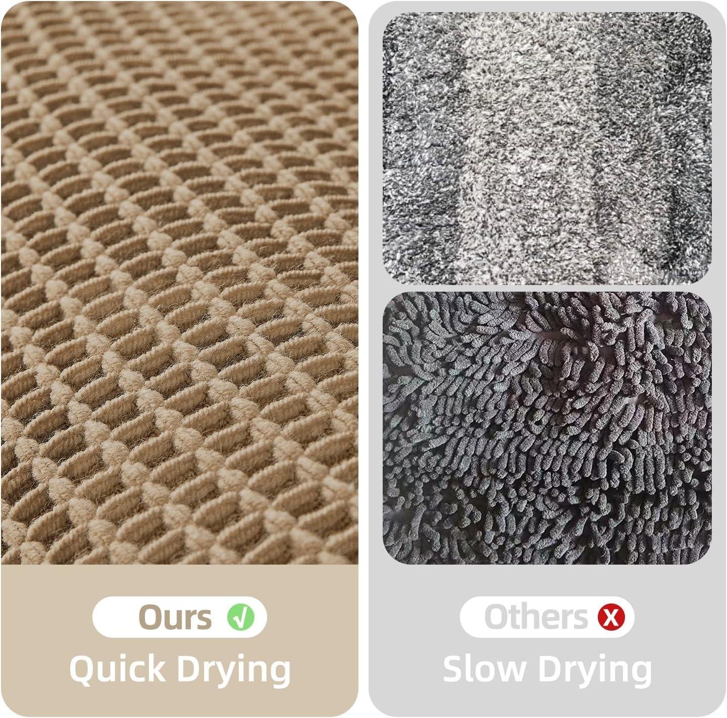 We Tested the Khaki Boho Waffle Bath Mat: Here's Why