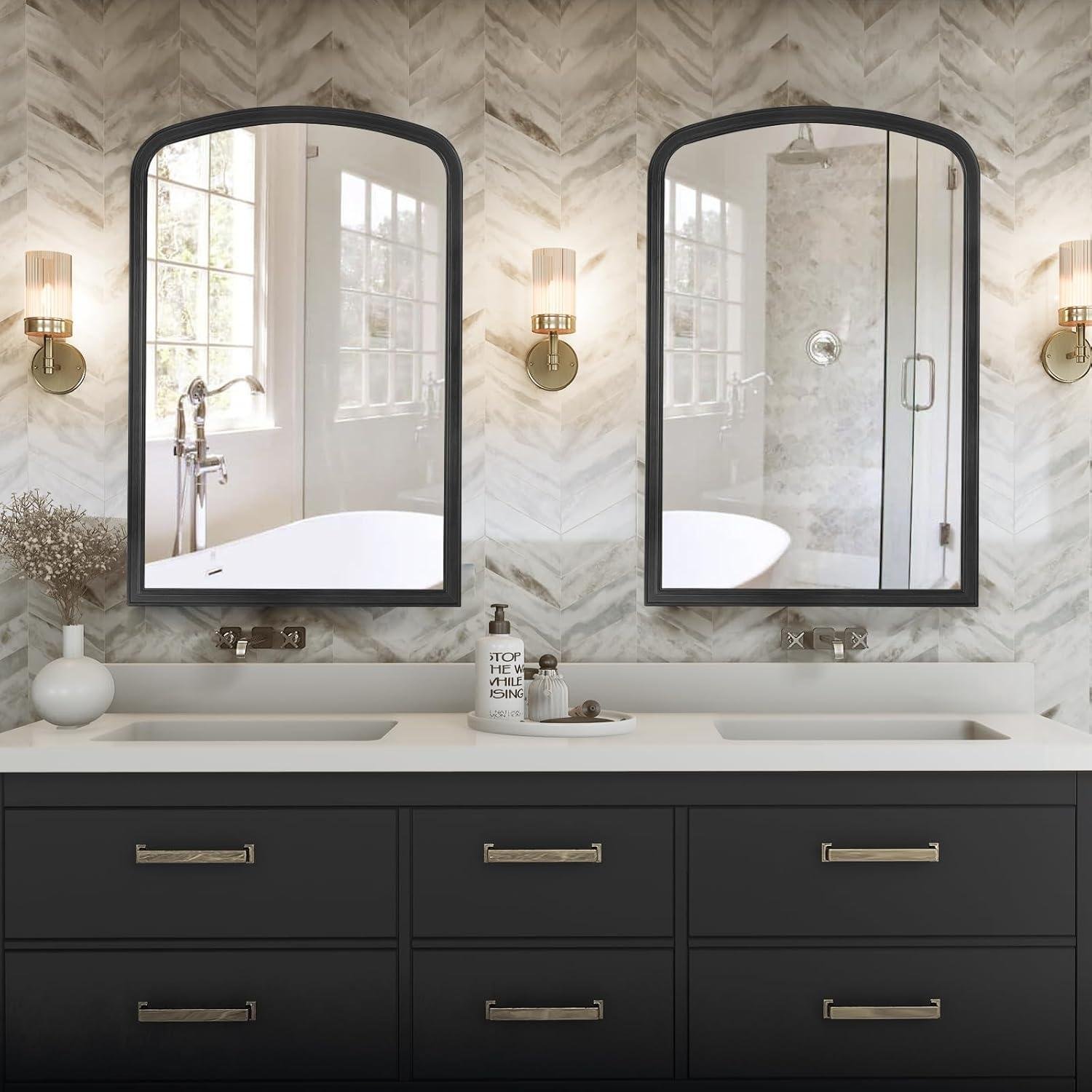 We Review: HOMECOOKIN's Elegant Farmhouse Arched Mirror