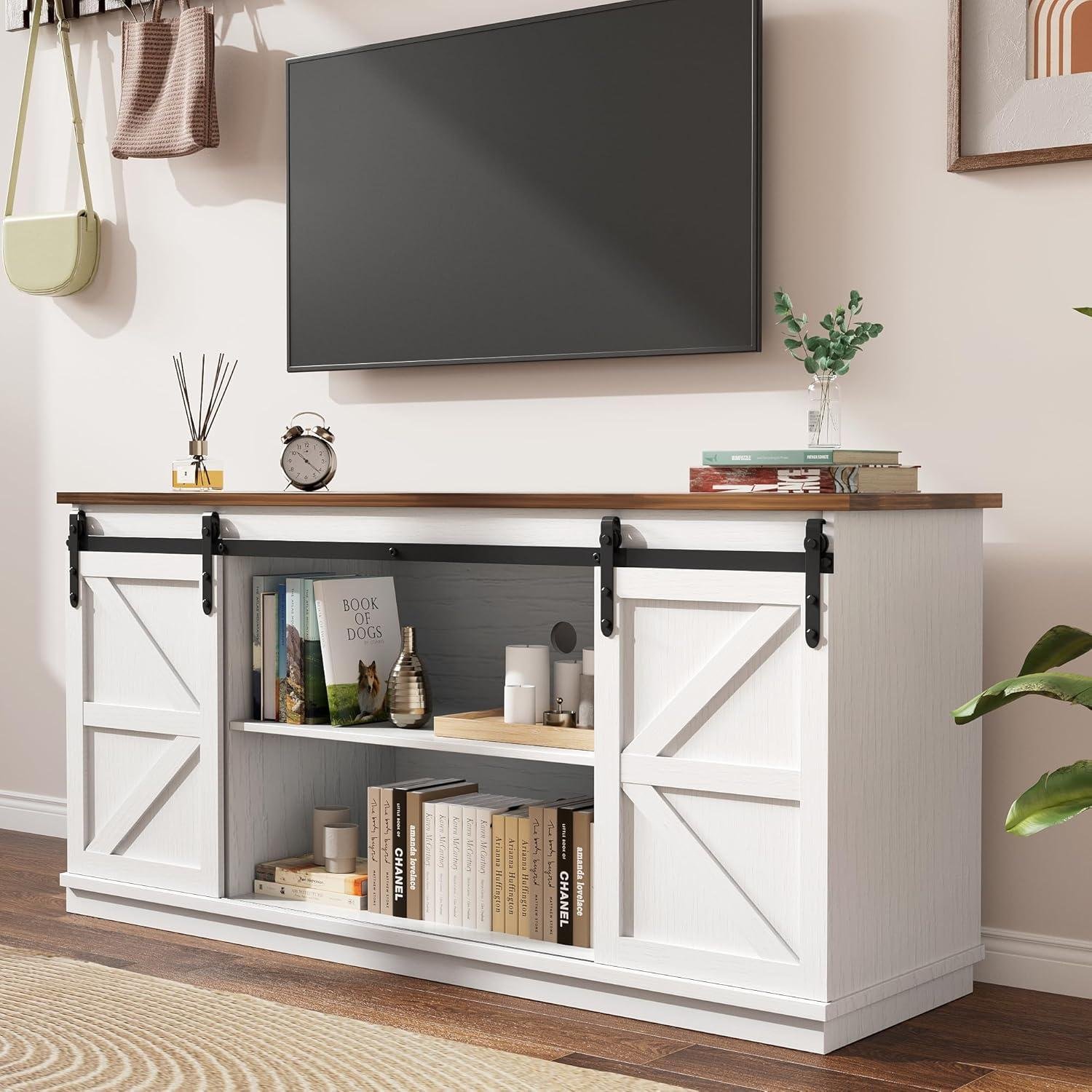 Farmhouse Elegance: Our Review of YESHOMY's White TV Stand