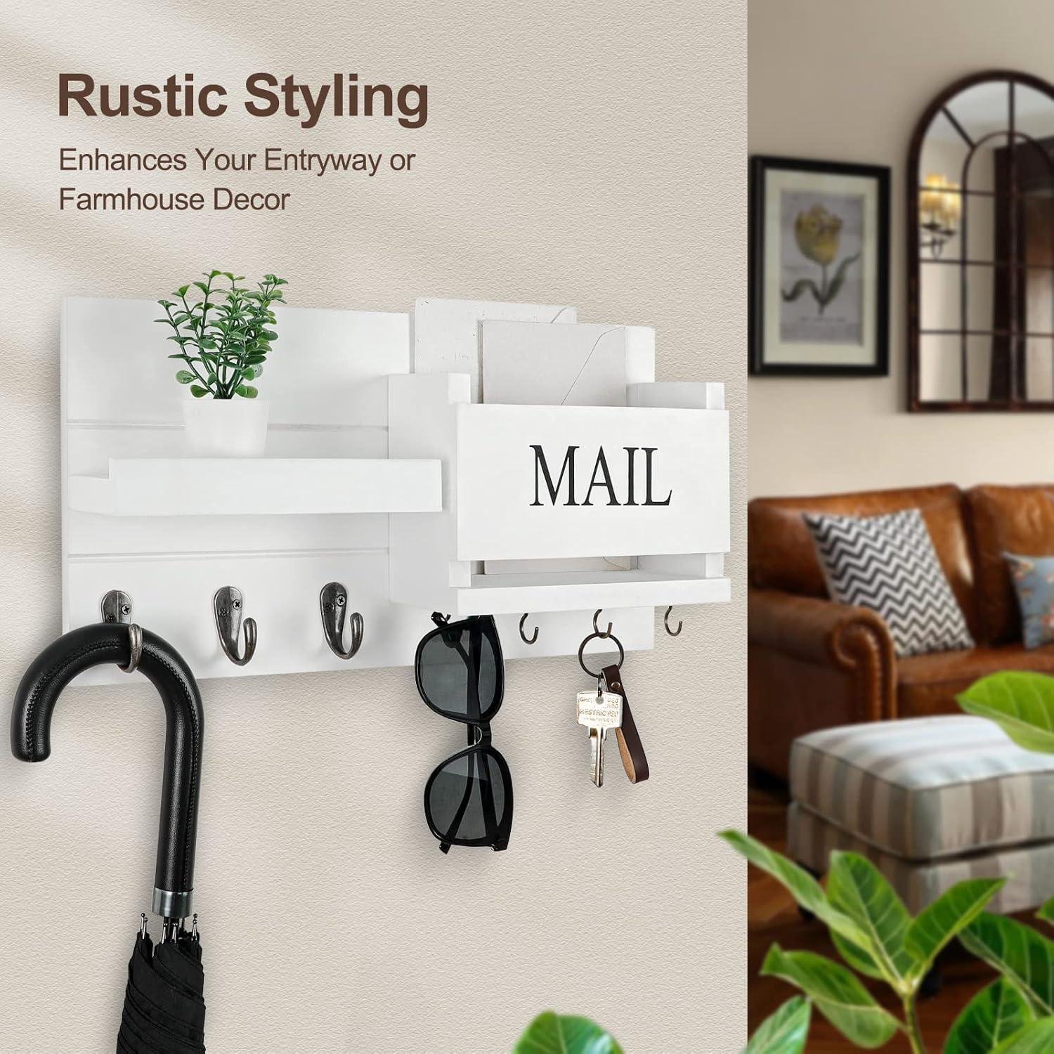 We Review the Rustic Mail & Key Wall Organizer for Your Entryway