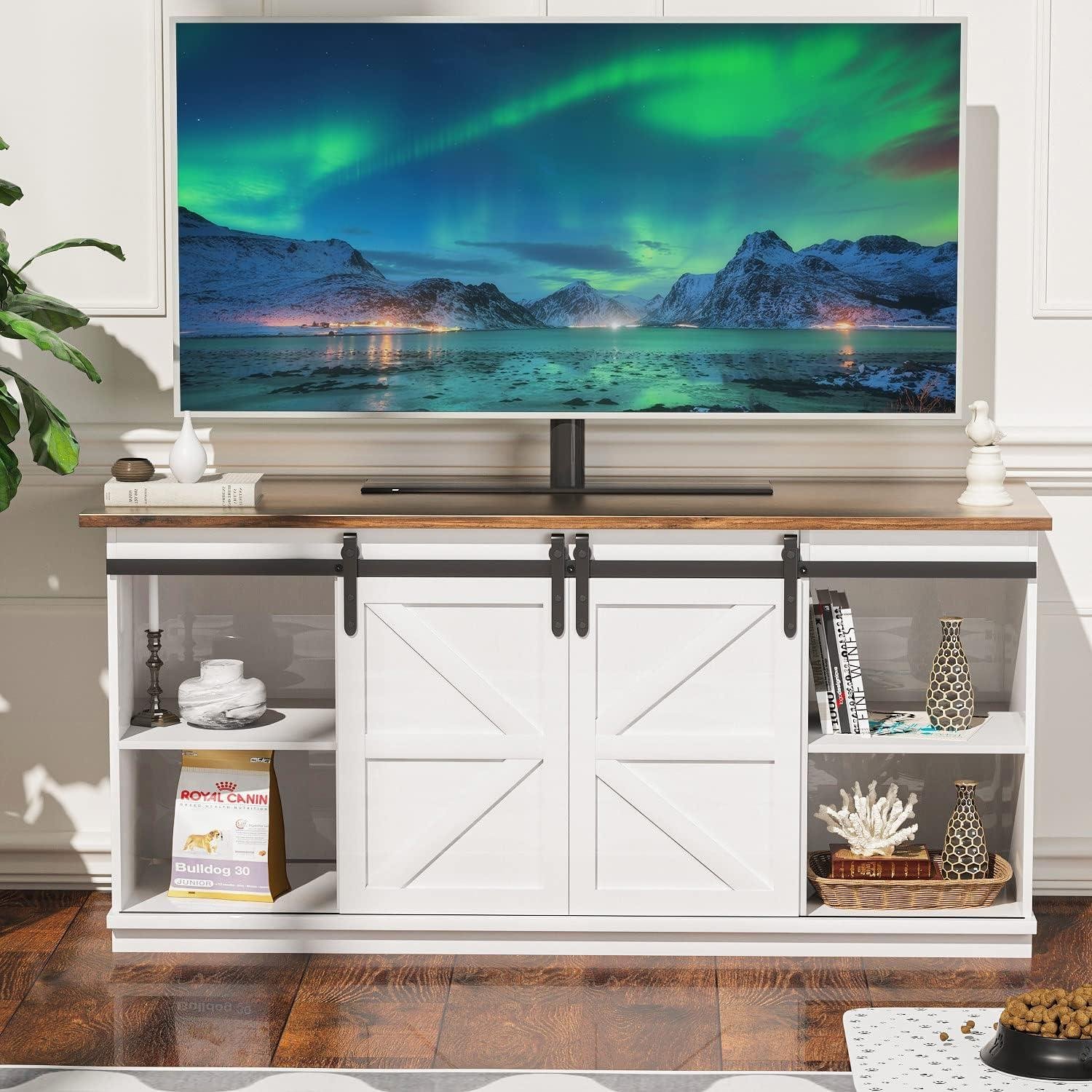 Farmhouse Elegance: Our Review of YESHOMY's White TV Stand