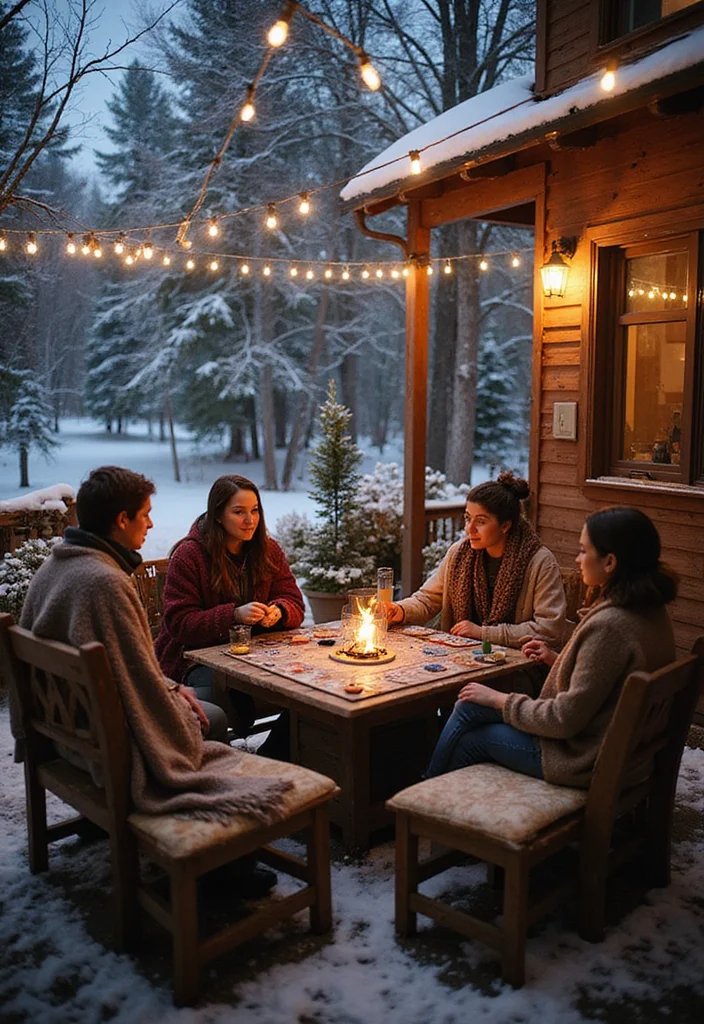 10 Winter Patio Ideas That Will Keep You Warm and Cozy All Season Long! - 10. Host a Winter Game Night 1