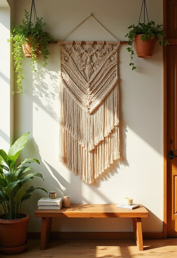 12 Stunning Bohemian Home Accents That Will Transform Your Space (You Won't Believe #8!) - 1. Macramé Wall Hangings 1