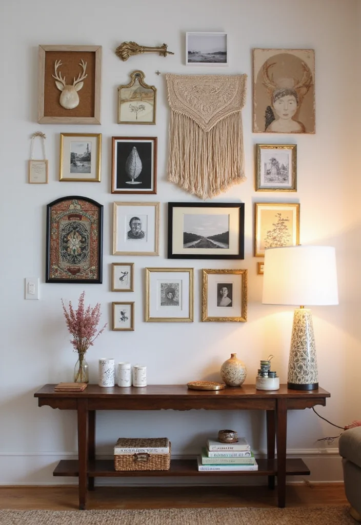 12 Stunning Bohemian Home Accents That Will Transform Your Space (You Won't Believe #8!) - 5. Unique Wall Art 1