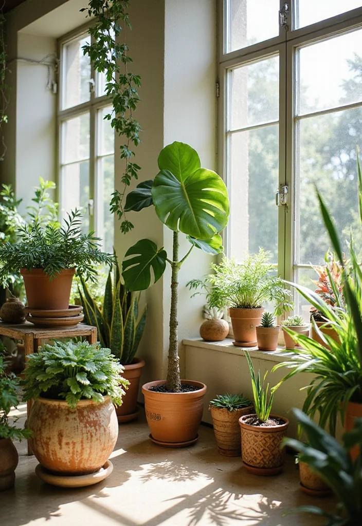 12 Stunning Bohemian Home Accents That Will Transform Your Space (You Won't Believe #8!) - 7. Lush Indoor Plants 1