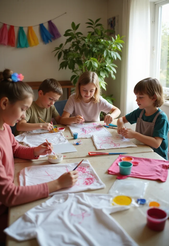 13 Craft Home Decor Projects That Are So Easy, Your Kids Can Help Too! (#4 Is Adorable!) - 3. Customized T-Shirts 1