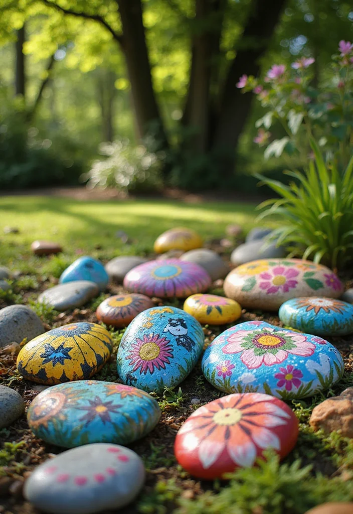13 Craft Home Decor Projects That Are So Easy, Your Kids Can Help Too! (#4 Is Adorable!) - 8. Fun Painted Rocks 1