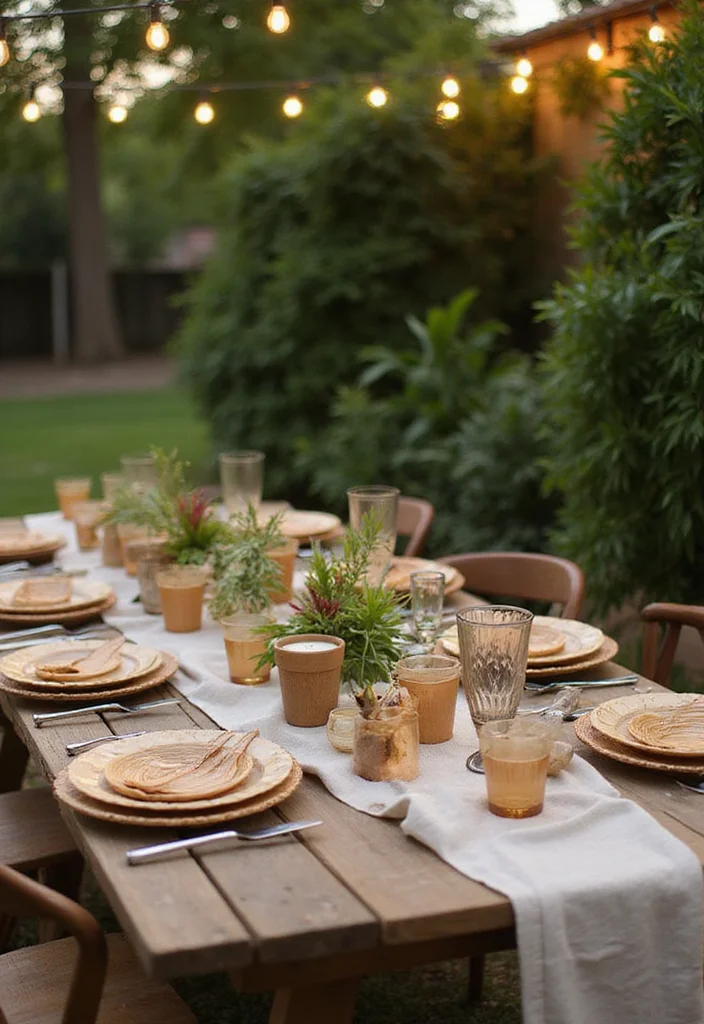 13 Sustainable Home Textile Solutions You Need to Try! - 11. Biodegradable Tableware 1