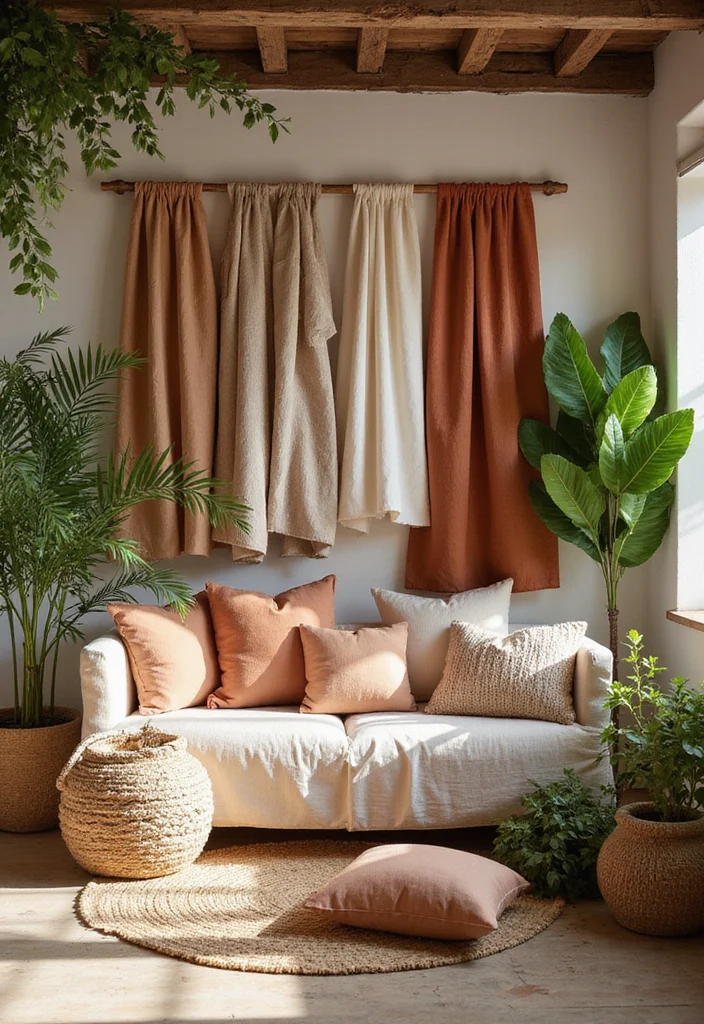13 Sustainable Home Textile Solutions You Need to Try! - 9. Natural Dye Fabrics 1