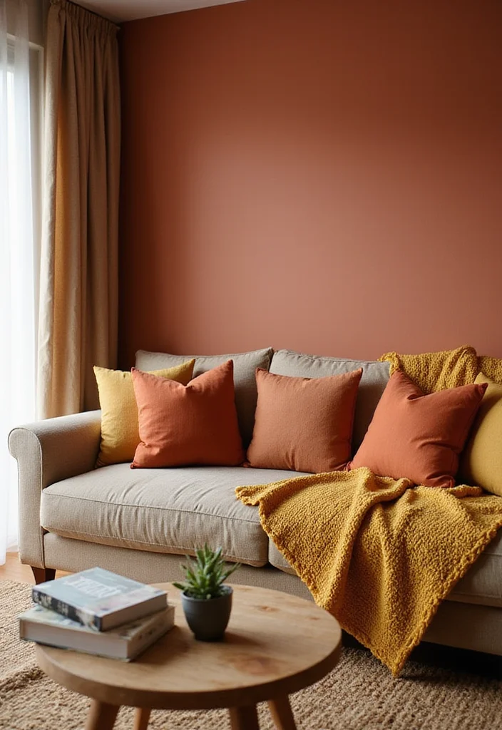14 Cozy Living Room Decor Trends You Need to Try Right Now! - 1. Embrace Warm Colors 1