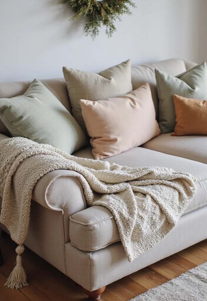 14 Cozy Living Room Decor Trends You Need to Try Right Now! - 10. Pillows and Throws Galore 1