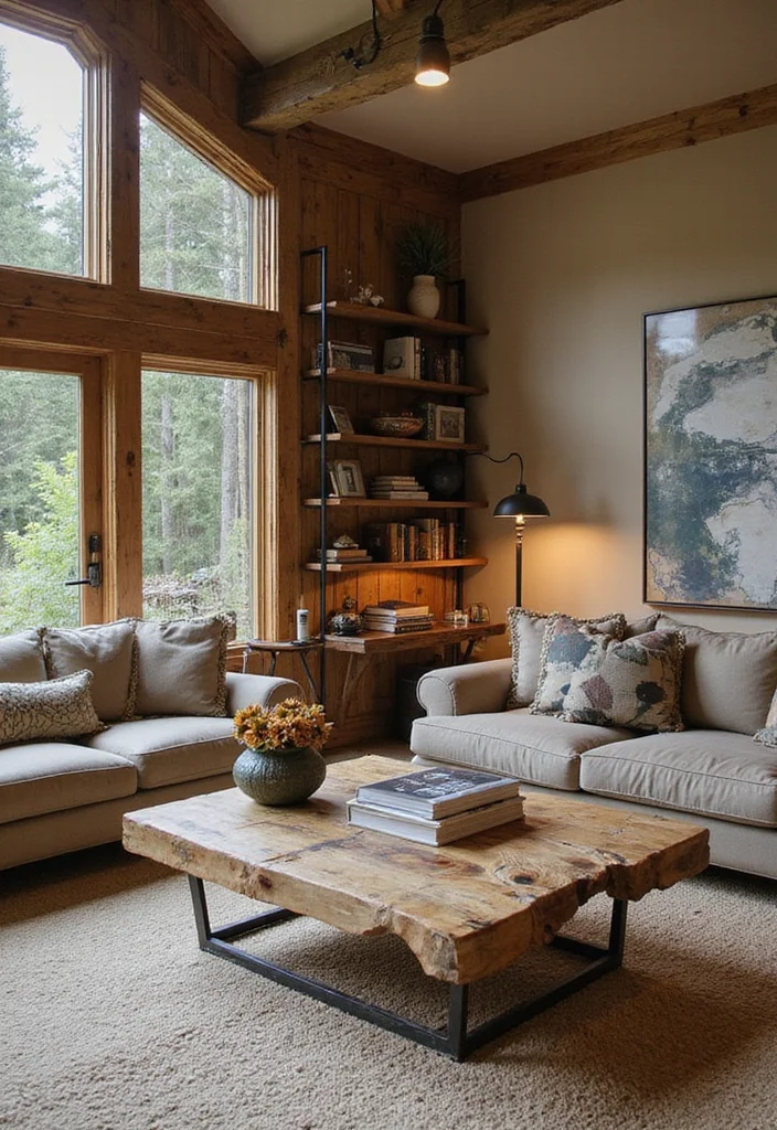 14 Cozy Living Room Decor Trends You Need to Try Right Now! - 11. Rustic Elements 1