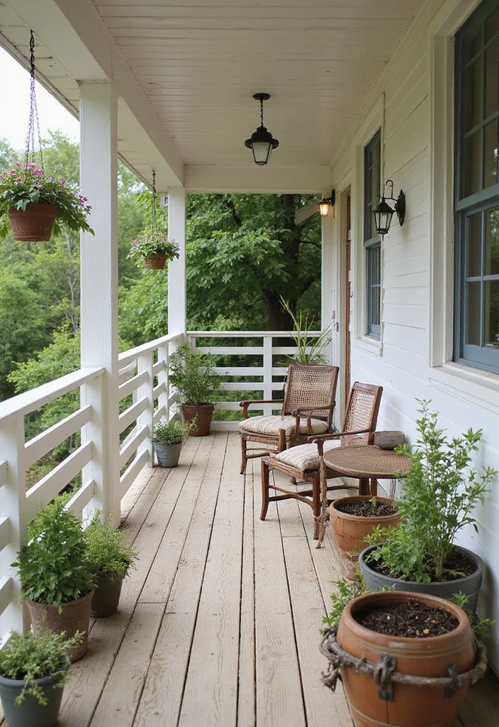14 Wood Balcony Railings That Blend Safety with Style (Your Guests Will Be Impressed!) - 11. Farmhouse Style with Horizontal Rails 1