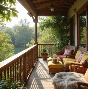 14 Wood Balcony Railings That Blend Safety with Style (Your Guests Will Be Impressed!)