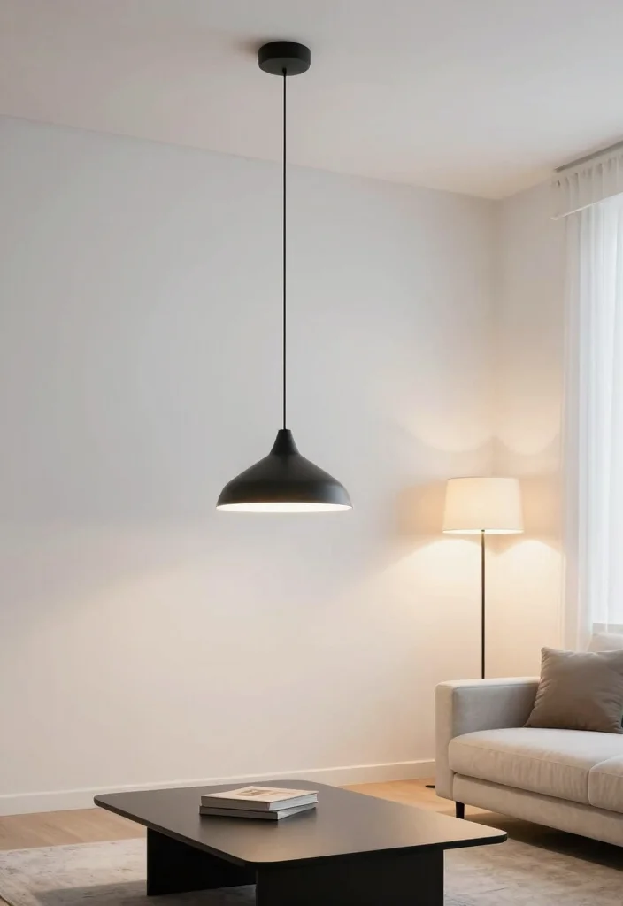 15 Minimalist Home Accents That Will Transform Your Space into a Calm Oasis! - 6. Minimalist Lighting 1