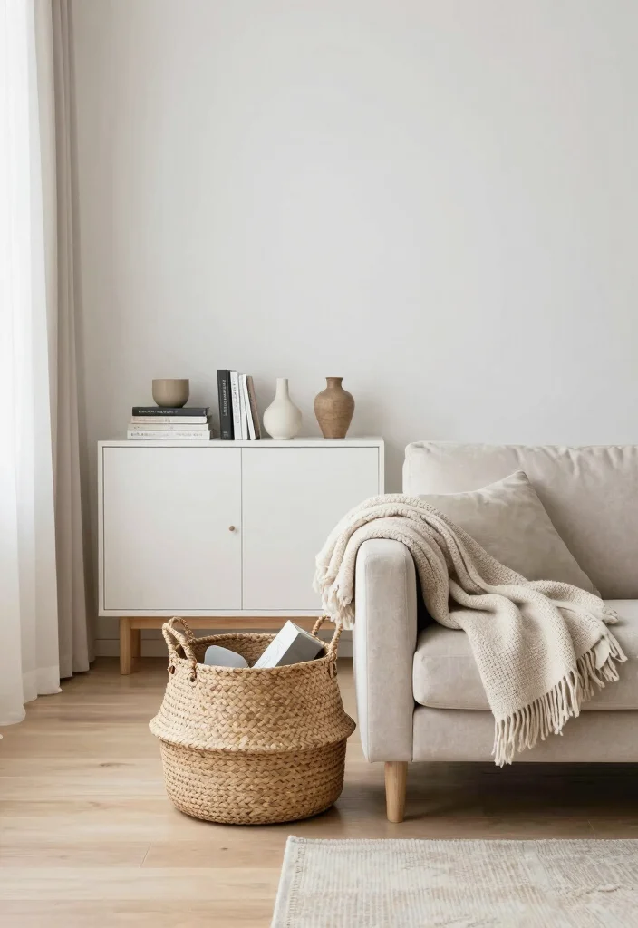 15 Minimalist Home Accents That Will Transform Your Space into a Calm Oasis! - 9. Functional Storage Solutions 1