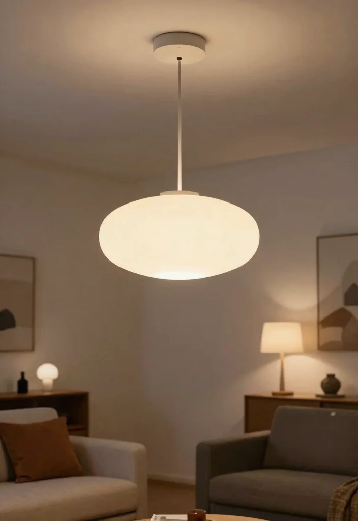 16 Cozy Living Room Ideas That Are Trending Right Now (Don't Miss #11!) - 9. Statement Lighting Fixtures 1