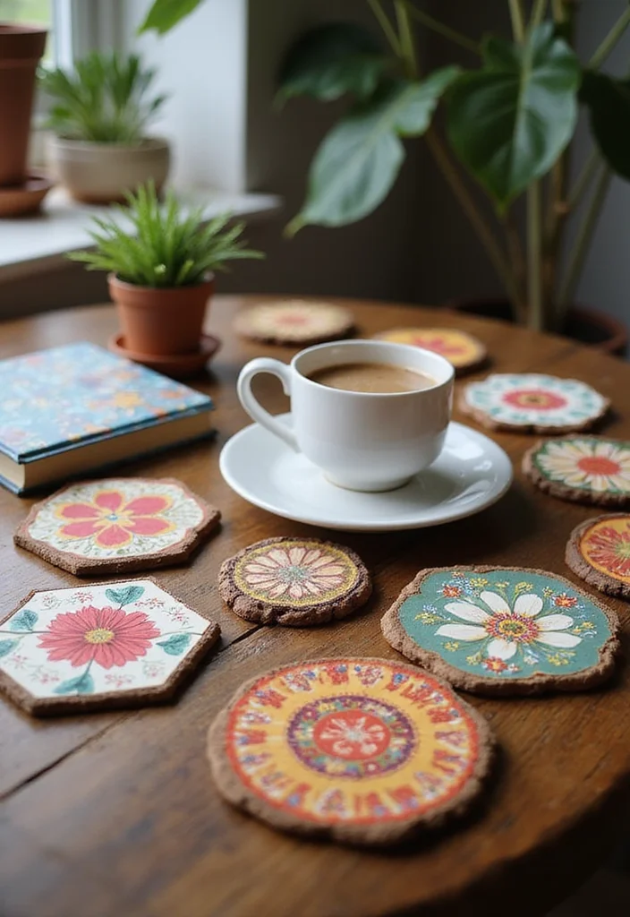 17 Unique Vintage Home Accents You Never Knew You Needed (Prepare to Be Inspired!) - 8. Unique Coasters 1