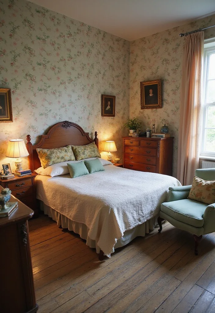 20 Luxurious Bedroom Styles That'll Make You Feel Like Royalty (Don't Miss #5!) - 10. Vintage Charm 1