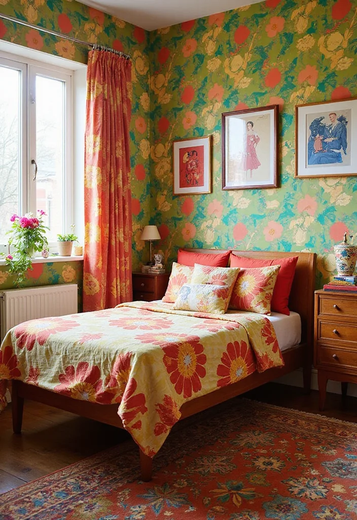 20 Luxurious Bedroom Styles That'll Make You Feel Like Royalty (Don't Miss #5!) - 16. Retro Revival 1