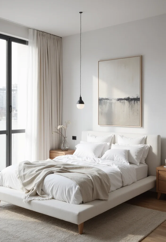 20 Luxurious Bedroom Styles That'll Make You Feel Like Royalty (Don't Miss #5!) - 2. Modern Minimalist Chic 1