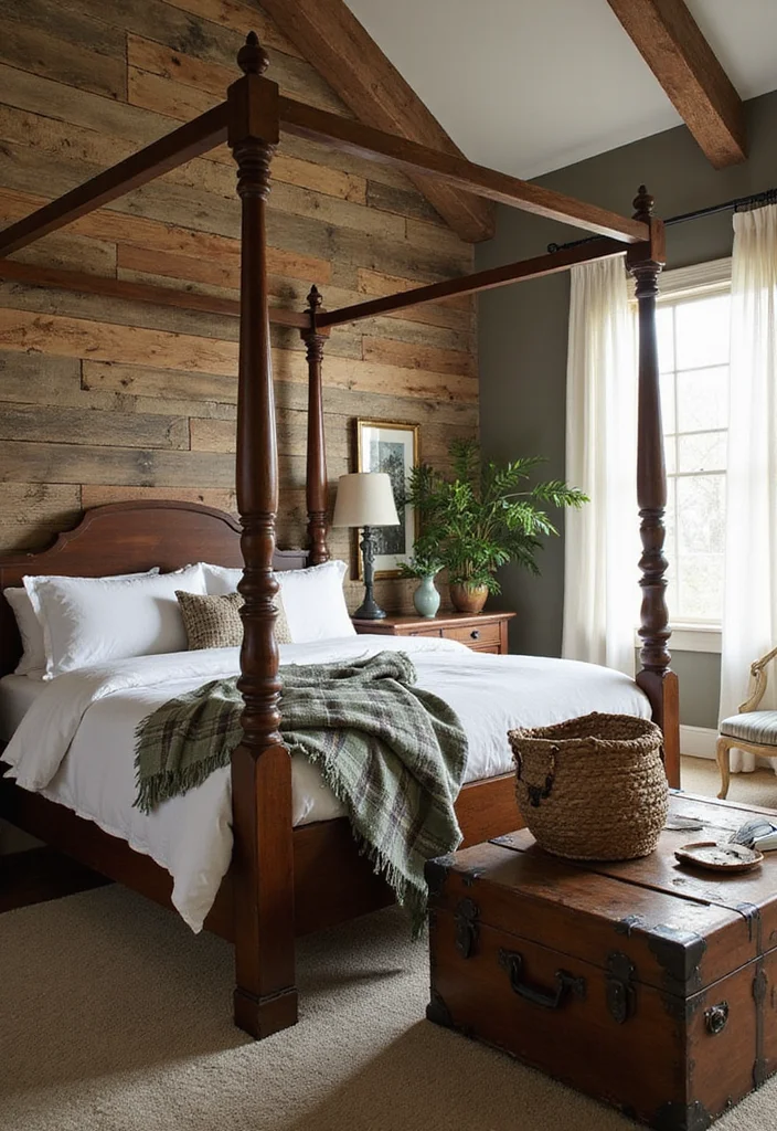 20 Luxurious Bedroom Styles That'll Make You Feel Like Royalty (Don't Miss #5!) - 3. Rustic Retreat 1