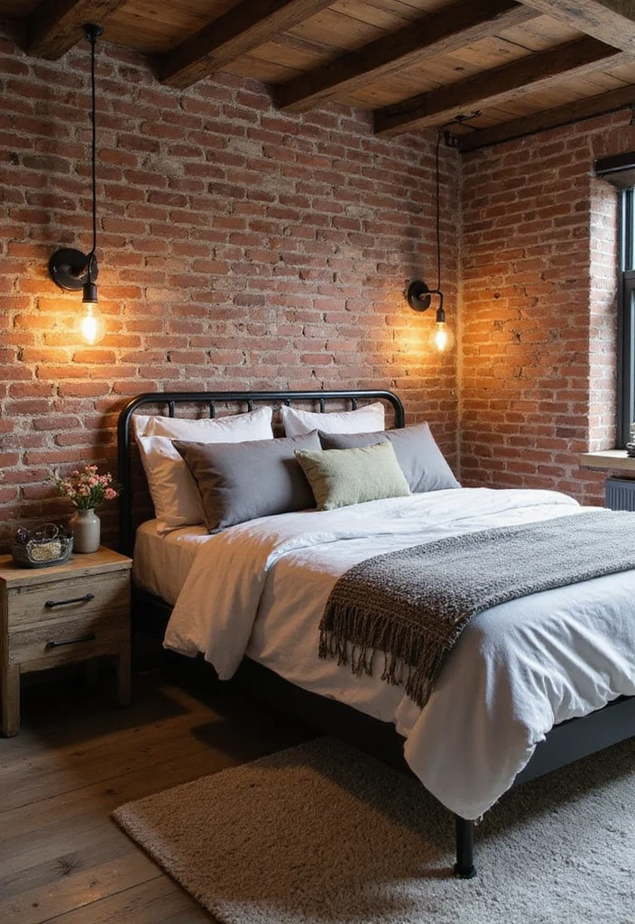20 Luxurious Bedroom Styles That'll Make You Feel Like Royalty (Don't Miss #5!) - 7. Industrial Chic 1