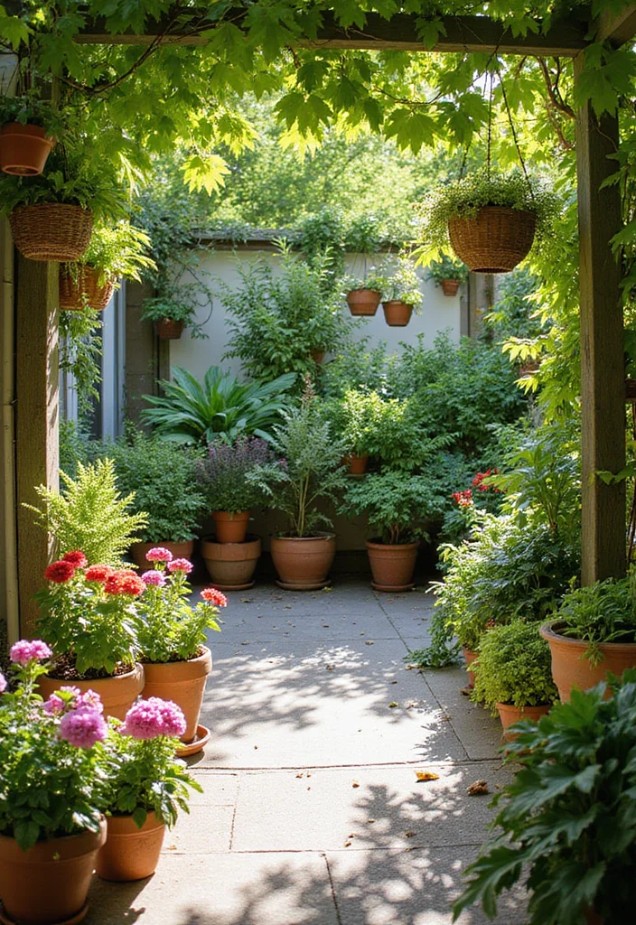 25 Patio Furniture Ideas for a Stylish and Comfortable Outdoor Space! - 10. Beautiful Greenery 1