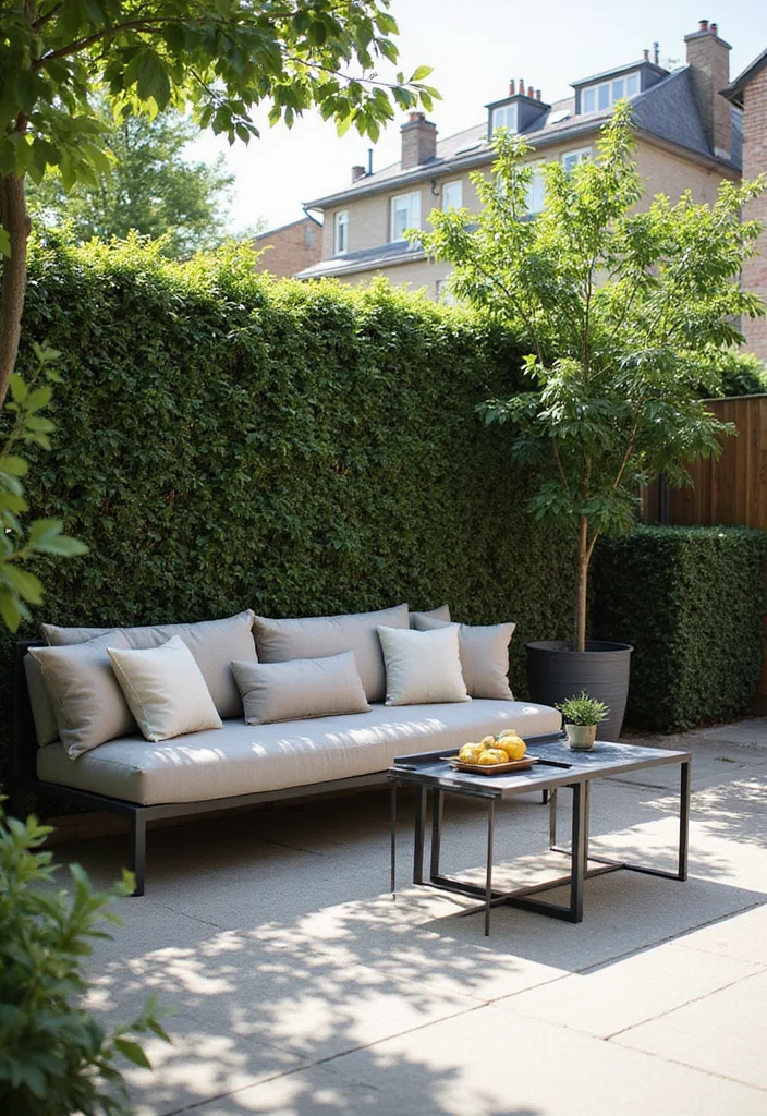 25 Patio Furniture Ideas for a Stylish and Comfortable Outdoor Space! - 21. Modern Minimalism 1