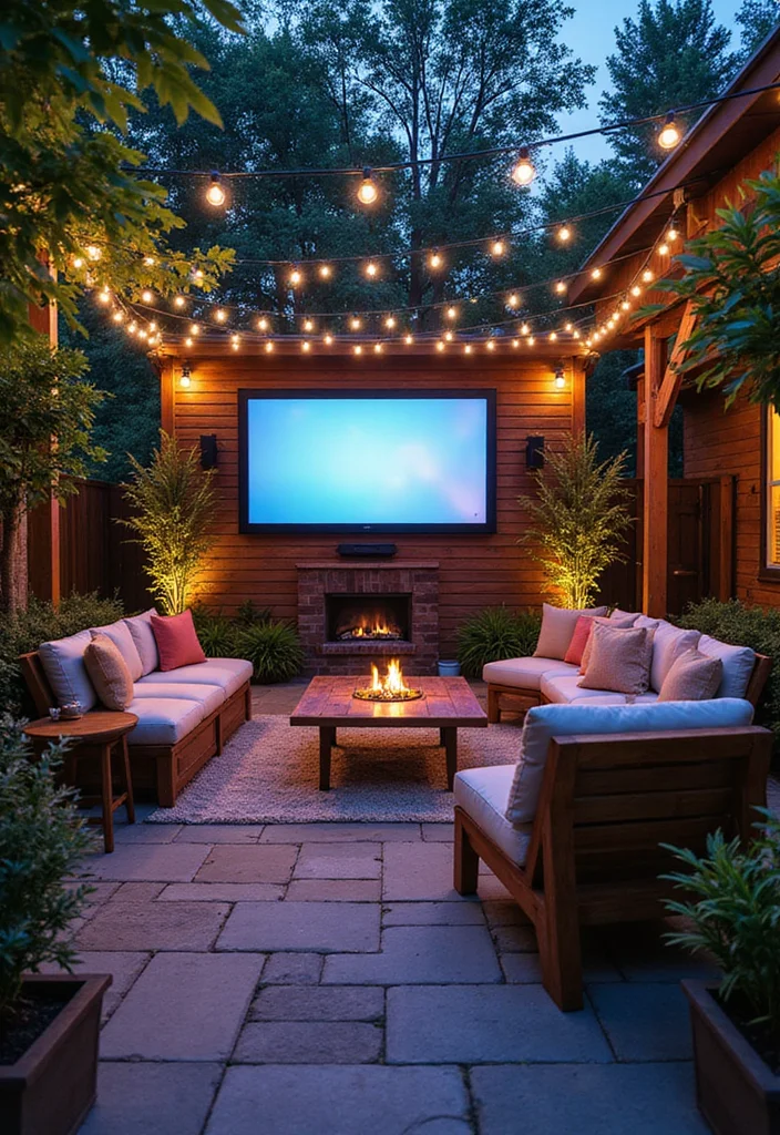 25 Patio Furniture Ideas for a Stylish and Comfortable Outdoor Space! - 22. Outdoor Entertainment Systems 1