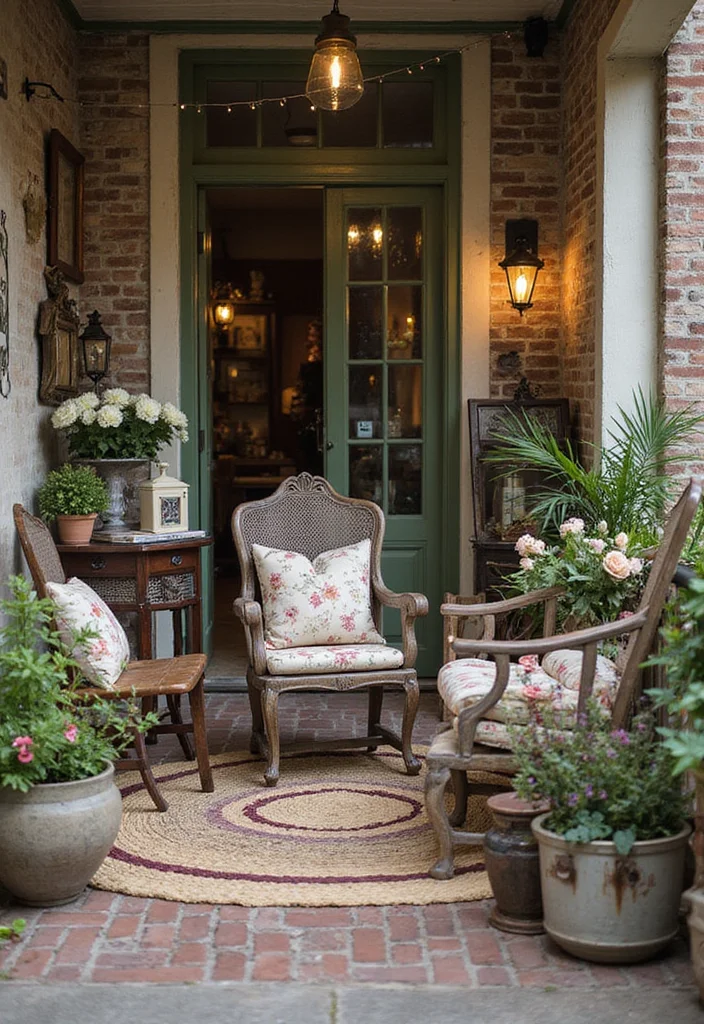 25 Patio Furniture Ideas for a Stylish and Comfortable Outdoor Space! - 25. Vintage Charm 1