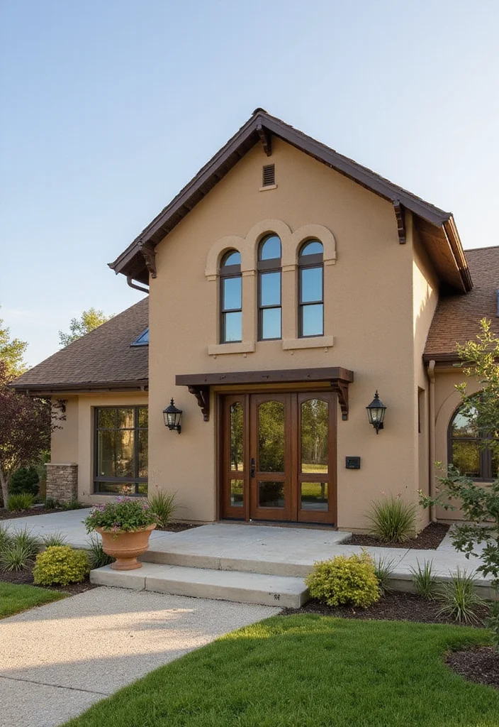 15 Jaw-Dropping Barndominium Siding Ideas That'll Transform Your Home (Check Out #11!) - 12. Stucco Finishes 1